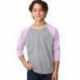 Next Level Apparel 3352 Youth CVC Three-Quarter Sleeve Raglan