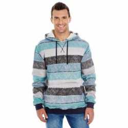 Burnside B8603 Men's Printed Stripe Marl Pullover