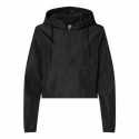 Independent Trading Co. EXP64CRP Women's Lightweight Quarter-Zip Pullover Crop Windbreaker