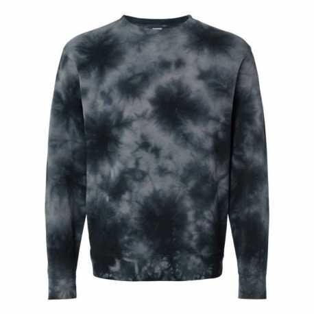 Independent Trading Co. PRM3500TD Midweight Tie-Dyed Crewneck Sweatshirt