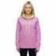 J America JA8616 Ladies Cosmic Contrast Fleece Hooded Sweatshirt