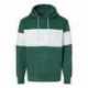 MV Sport 22709 Classic Fleece Colorblocked Hooded Sweatshirt