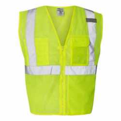 Kishigo 1532-1533 Clear ID Vest with Zipper Closure