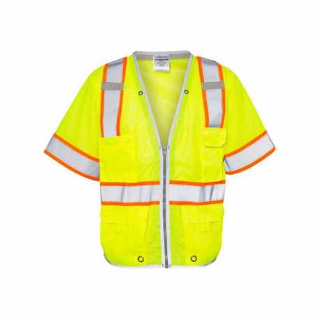 Kishigo 1550-1551 Premium Brilliant Series Heavy Duty Class 3 Vest