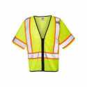 Kishigo 1565-1566 Class 3 Mesh Zippered Vest