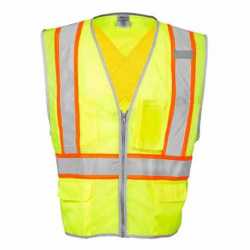 Kishigo 1576-1577 Premium Brilliant Series X Back Dual Compliant Vest