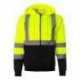 Kishigo JS102-103 Hi-Vis Full-Zip Hooded Sweatshirt