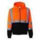 Kishigo JS102-103 Hi-Vis Full-Zip Hooded Sweatshirt