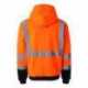 Kishigo JS102-103 Hi-Vis Full-Zip Hooded Sweatshirt