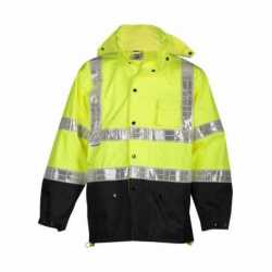 Kishigo RWJ100-101 Storm Stopper Pro Rainwear Jacket