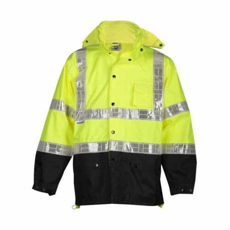 Kishigo RWJ100-101 Storm Stopper Pro Rainwear Jacket