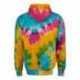 MV Sport 1290 Classic Fleece Tie-Dye Hooded Sweatshirt