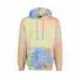 MV Sport 1290 Classic Fleece Tie-Dye Hooded Sweatshirt