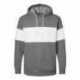 MV Sport 22709 Classic Fleece Colorblocked Hooded Sweatshirt