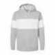 MV Sport 22709 Classic Fleece Colorblocked Hooded Sweatshirt