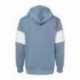 MV Sport 22709 Classic Fleece Colorblocked Hooded Sweatshirt