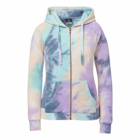 MV Sport W20150 Women's Stockton Angel Fleece Full-Zip Hooded Sweatshirt