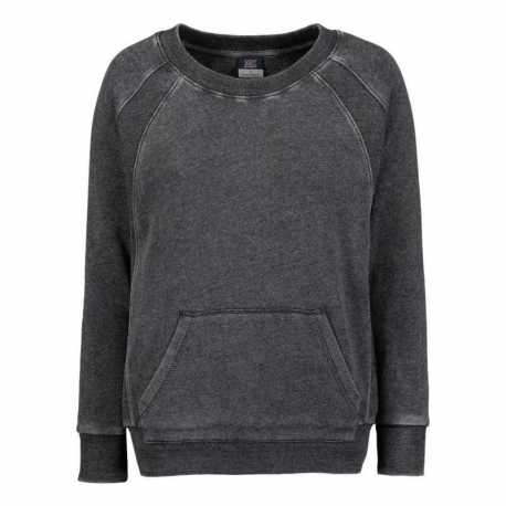 MV Sport W20170 Women's Michaela Angel Fleece Crewneck Sweatshirt