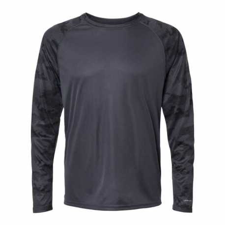 Paragon 216 Cayman Performance Camo Colorblocked Long Sleeve T-Shirt