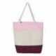 Q-Tees Q125900 11L Tri-Color Tote