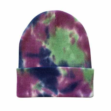 Sportsman SP412 12" Tie-Dyed Cuffed Beanie