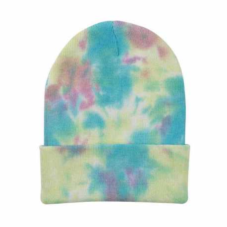 Sportsman SP412 12" Tie-Dyed Cuffed Beanie