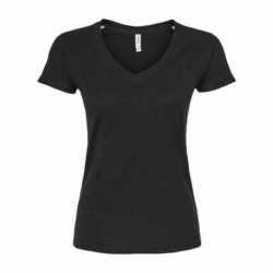 Tultex 214 Women's Fine Jersey V-Neck T-Shirt