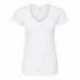 Tultex 214 Women's Fine Jersey V-Neck T-Shirt