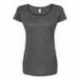 Tultex 243 Women's Poly-Rich Scoop Neck T-Shirt