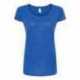 Tultex 243 Women's Poly-Rich Scoop Neck T-Shirt