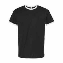 Tultex 246 Fine Jersey Ringer T-Shirt