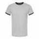 Tultex 246 Fine Jersey Ringer T-Shirt