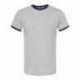 Tultex 246 Fine Jersey Ringer T-Shirt