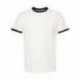 Tultex 246 Fine Jersey Ringer T-Shirt