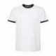 Tultex 246 Fine Jersey Ringer T-Shirt