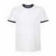 Tultex 246 Fine Jersey Ringer T-Shirt