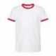 Tultex 246 Fine Jersey Ringer T-Shirt