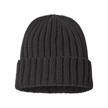 Atlantis Headwear SHORE Sustainable Cable Knit Cuffed Beanie