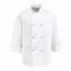 Chef Designs 0403T Eight Pearl Button Chef Coat - Tall Sizes